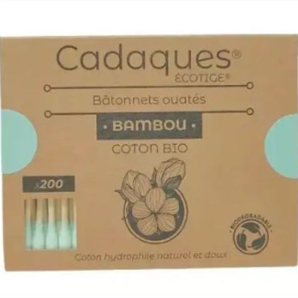 Cadaques Batonnet Ouates Bambou Vert 200