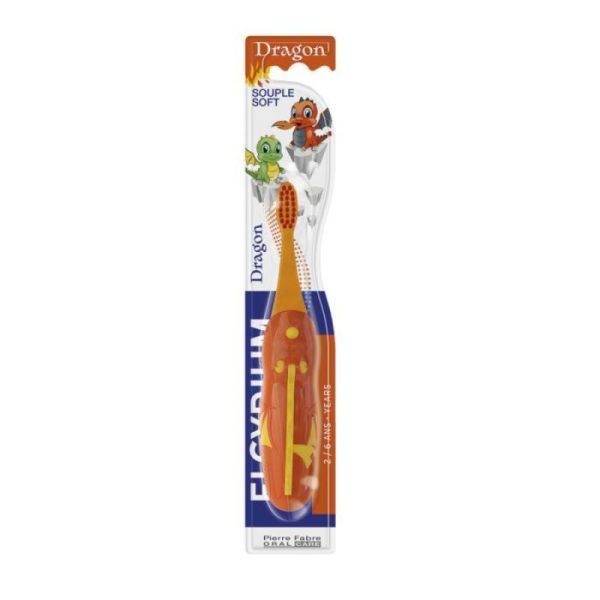 Brosse à dents enfants kids dragon 2/6 ans