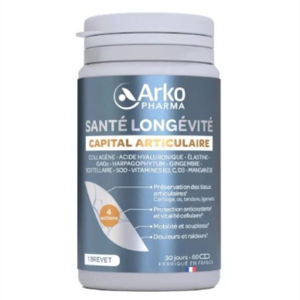 Arkopharma Santé Longévité Capital Articulaire 60 gélules
