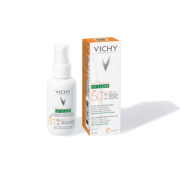 Capital Soleil UV-Clear fluide anti-imperfections SPF50+ 40ml