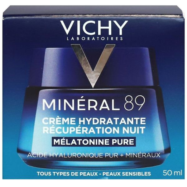 Minéral 89 crème hydratante récupération Nuit 50ml