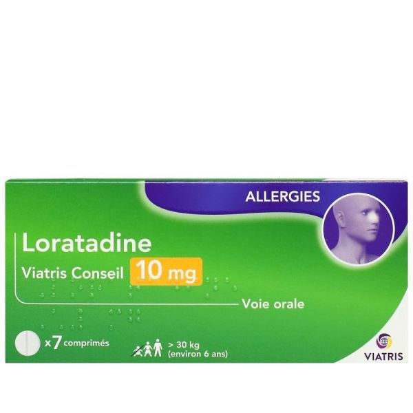 Loratadine Conseil 10mg 7 comprimés