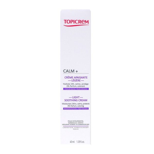 Calm+ crème apaisante légère 40ml