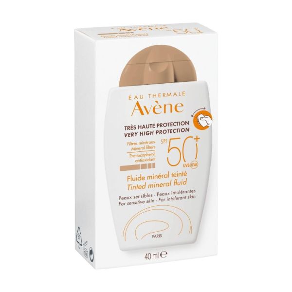 Fluide minéral teinté SPF 50+