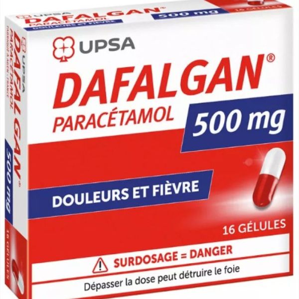 Dafalgan 500Mg Cpr Eff Secable 16