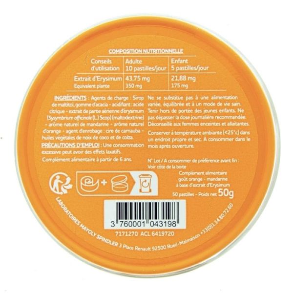 Euphoneo Orange-Mandarine Pastilles x50