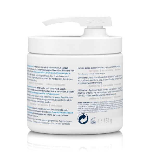 Baume hydratant sans parfum 454g