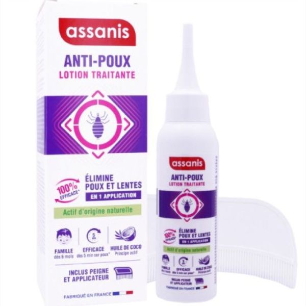 Assanis Anti-Poux Lotion 100Ml  Peigne