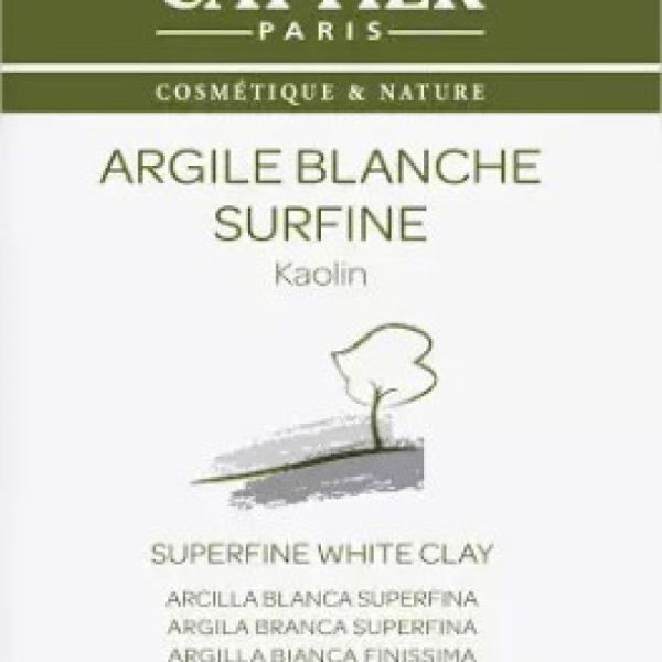 Argile Blanc Surfine Cattier 200G