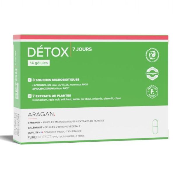 Aragan Detox 7 Jours 14 gélules