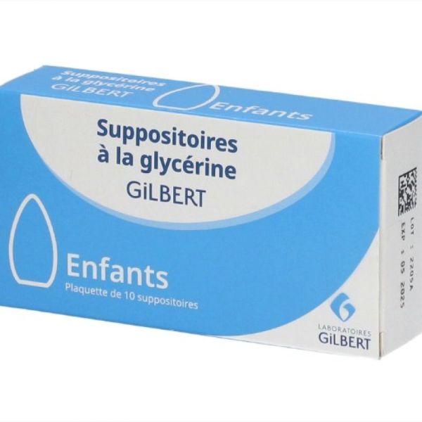 Glycerine Sup Enf Gilbert 10