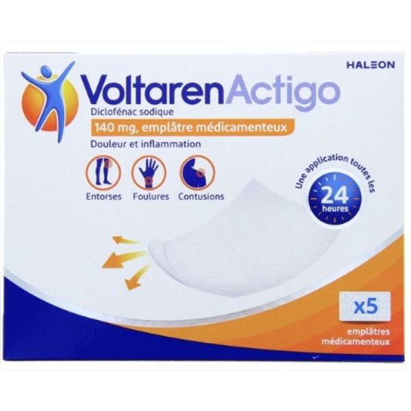 Voltarenactigo 140Mg Empl Sac5