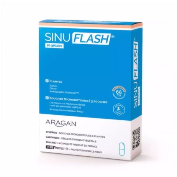 Aragan Sinuflash 10 gélules