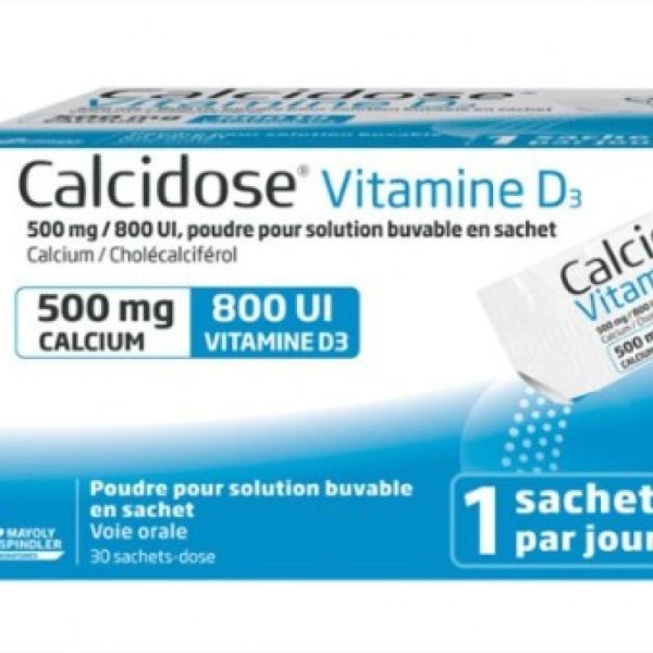 Calcidose D3 500Mg/800U Sach30
