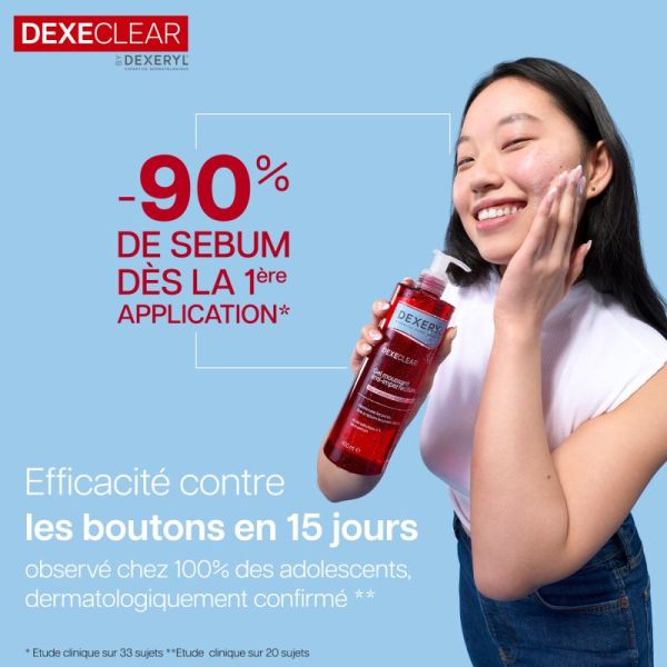 Dexeclear gel moussant anti-imperfections 400ml