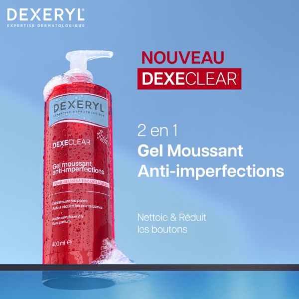 Dexeclear gel moussant anti-imperfections 400ml