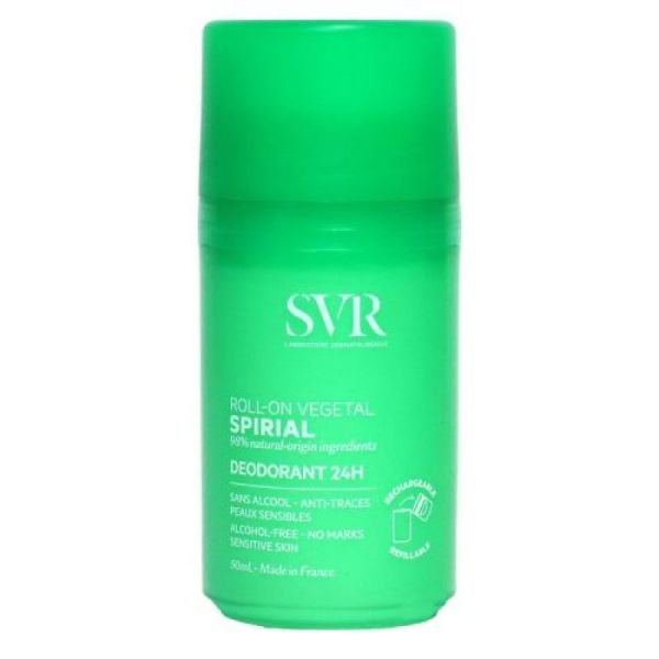 SVR Spirial roll-on végétal déodorant 24H 50ml