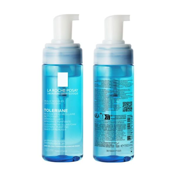 Toleriane Mousse d'eau micellaire 150 ml