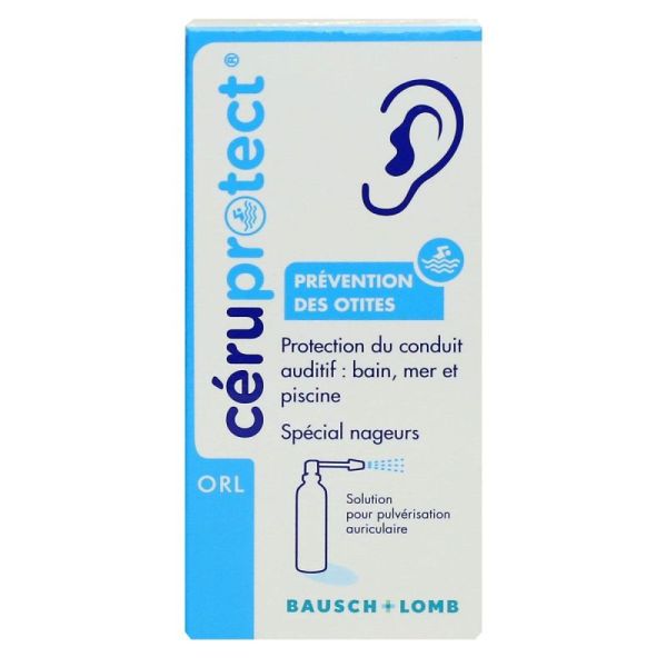 Céruprotect prévention des otites spécial nageur solution auriculaire 10ml