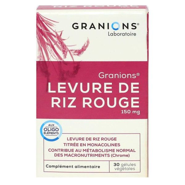 Levure de Riz Rouge 750mg 60 gélules