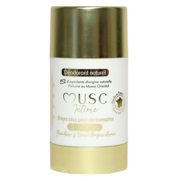Musc Intime La Rayonnante – Déodorant Naturel Monoï Oriental 50 g