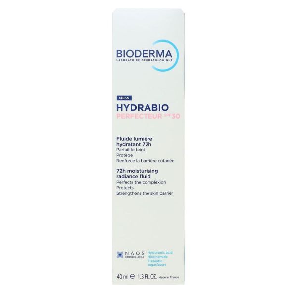 Hydrabio perfecteur fluide lumière hydratant 72h SPF30 40ml