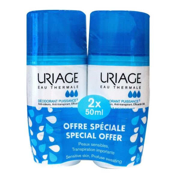 Déodorant à bille puissance 3 2x50ml