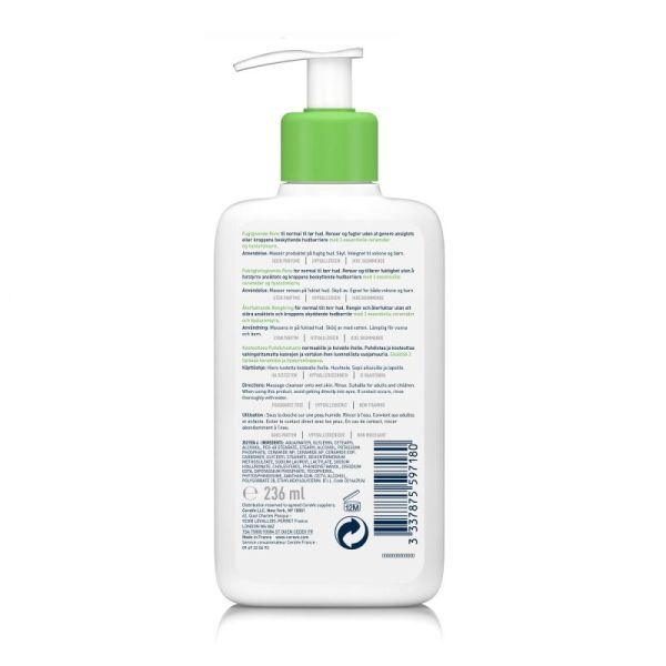 Crème lavante hydratante 236ml