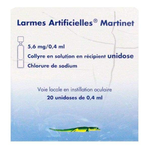 Larmes artificielles Martinet Teopharma 20x0,4ml