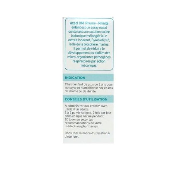 Azeol DM rhinite rhinosinusite enfant spray nasal 20ml