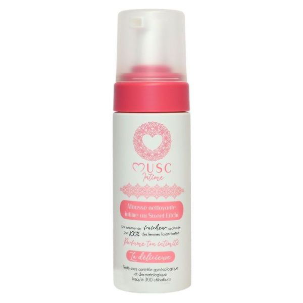 Musc Intime La Délicieuse – Mousse Intime Sweet Litchi 150 ml