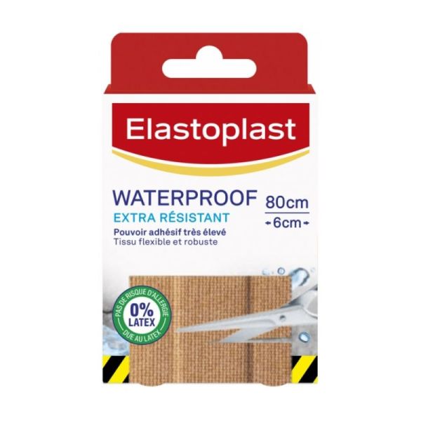 Elastoplast extra résistant Waterproof 8 bandes de 10 cm x 6 cm