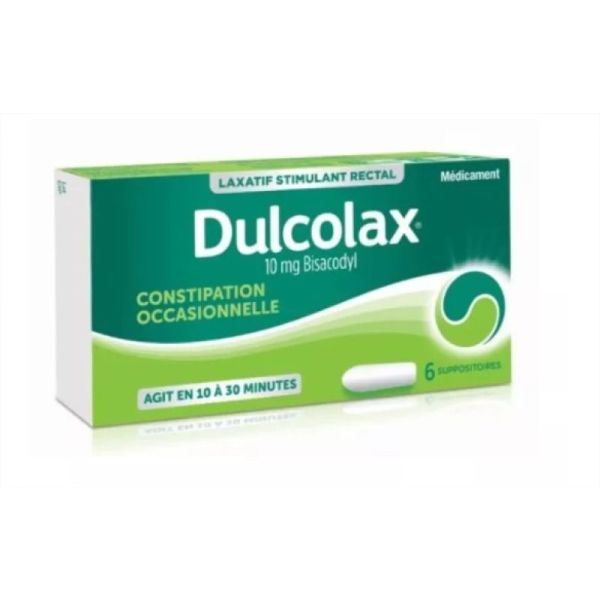 Dulcolax 6 suppositoires