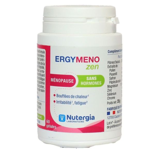 Ergymeno Zen ménopause sans hormones 60 gélules