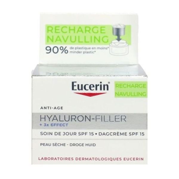 Eucerin Hyaluron-Filler + 3x Effect Jour SPF15 Recharge 50 ml