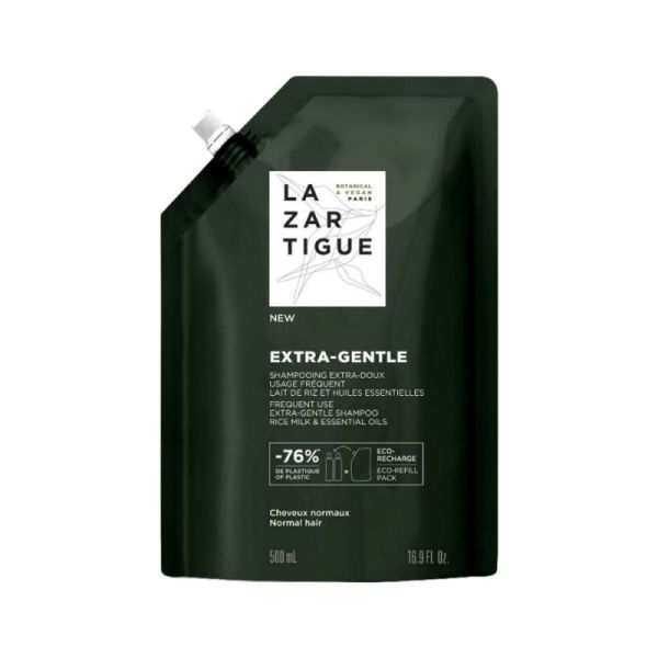 Extra-gentle shampooing extra-doux écorecharge 500ml
