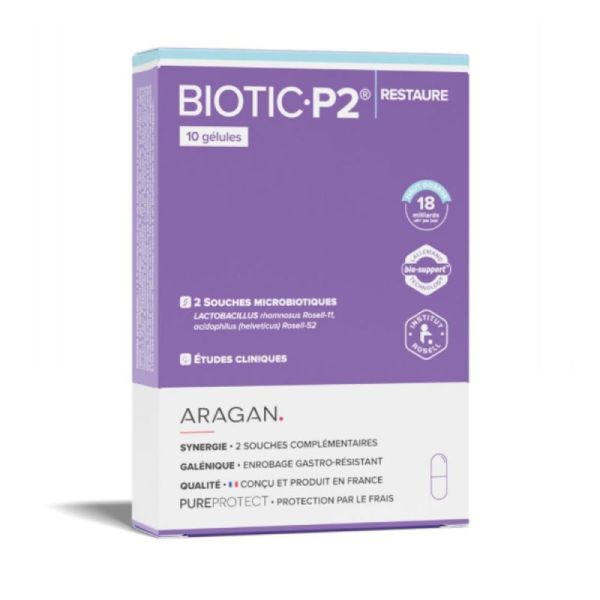 Aragan Biotic P2 Restaure 10 gélules