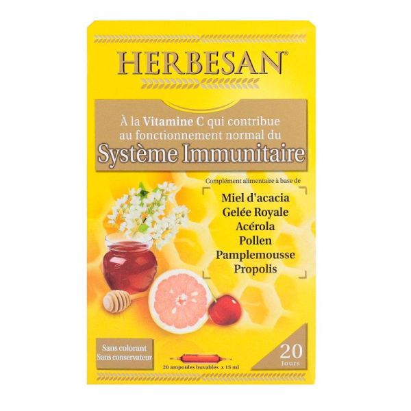 Système immunitaire 20 ampoules