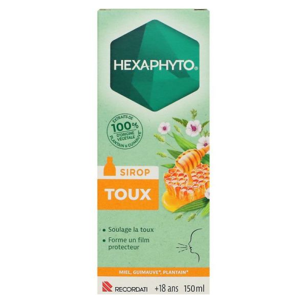 Hexaphyto sirop toux +18 ans 150ml