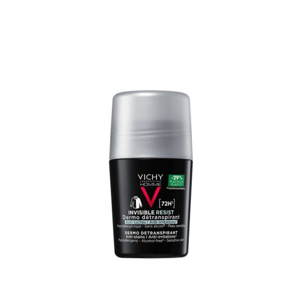 Homme Invisible Resist déodorant dermo-transpirant 72h roll-on 50ml