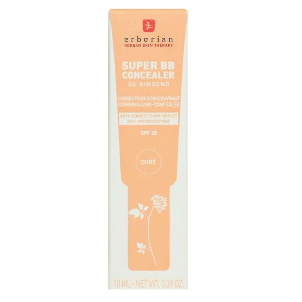 Super BB Concealer ginseng correcteur soin anti-cernes SPF25 teinte dorée 10ml