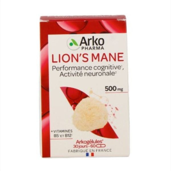Arkopharma Arkogélules Lion’s Mane 60 gélules