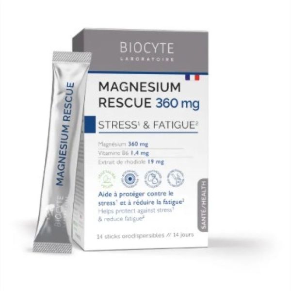 Biocyte Magnesium Rescue 360Mg 14 Sticks