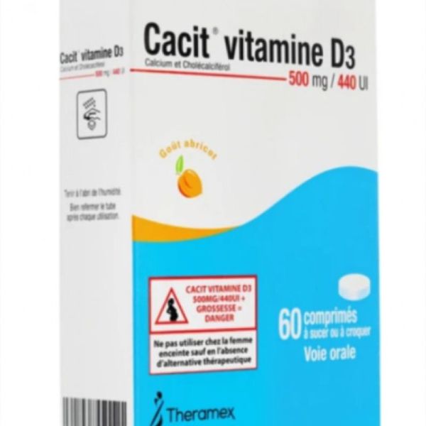Cacit Vit D3 500Mg/440Ui Cpr 60