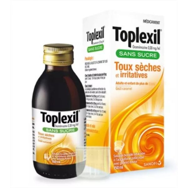Toplexil sirop sans sucre 150ml