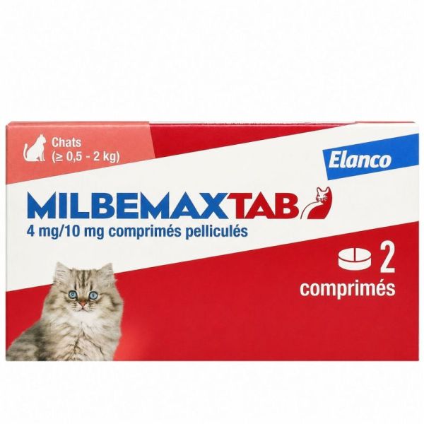 Milbemax Tab chaton chat 0.5 à 2kg