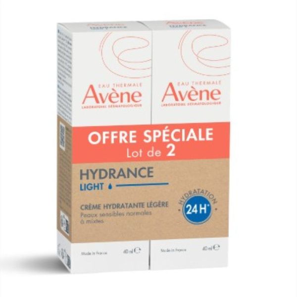 Avène Hydrance Légère — Lot 2 × 40 ml