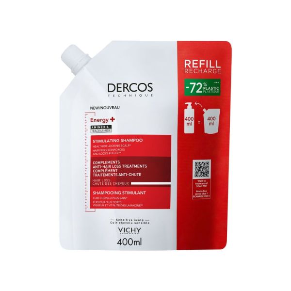 Eco-recharge shampoing Enegry+ stimulant 400ml