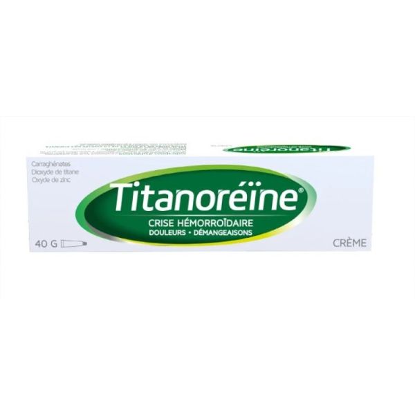Titanoreïne Crème Rectale 40g