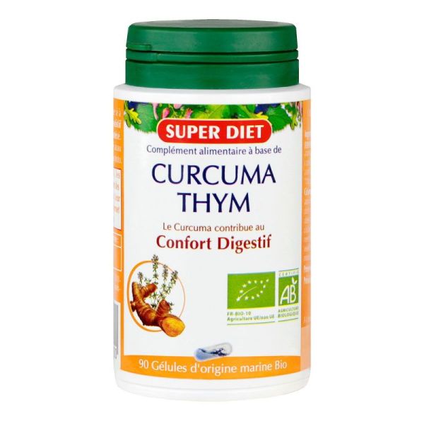 Curcuma thym bio 90 gélules